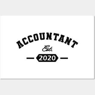 Accountant Est. 2020 Posters and Art